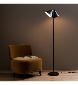Lampadaire liseuse métal fer - AM.PM - Noir