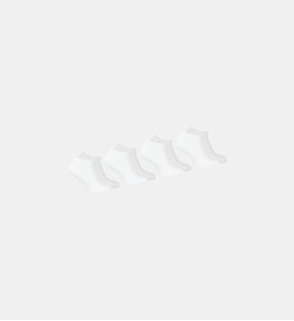 Soquettes, lot de 4 paires, coton peigné, FAIT EN France - Eminence - Blanc