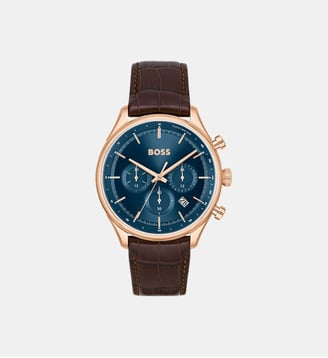 MONTRE BOSS MARRONPCE. - BOSS - Doré rosé