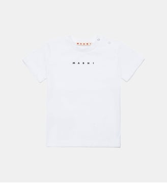 T-shirt en jersey avec logo Marni - Marni - Blanc