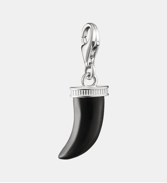 Pendentif Charm dent Obsidienne Original - Thomas Sabo - Argent