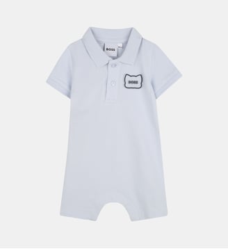 Combishort à boutons - BOSS Kidswear - Ciel