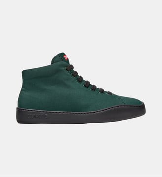 Baskets Peu Touring cuir - Camper - Vert foncé