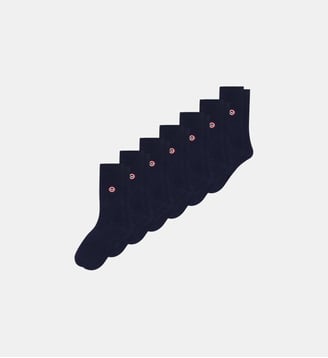 Lot de 7 chaussettes mi-hautes en coton Le Slip Francais