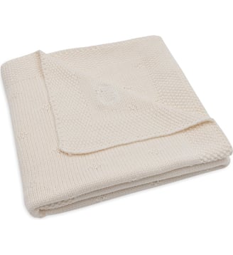 Couverture en tricot - Jollein - Écru