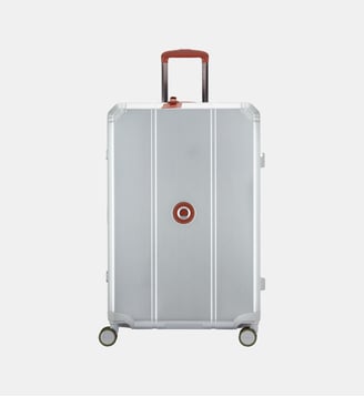 Valise Rigide 4 Doubles Roues 76 cm - Delsey Paris - Argent