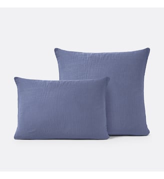 Taie d'oreiller unie gaze de coton La Redoute Interieurs