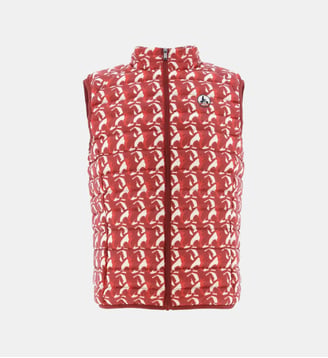 Doudoune sans manches Tom - Jott - Monogram rouge vif
