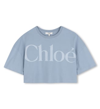 Tee-shirt manches courtes - Chloe Kids - Bleu grisé