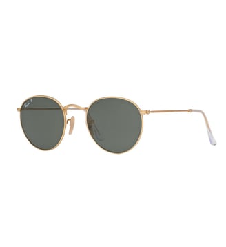 Lunettes de soleil polarisées ROUND METAL RB3447 - Ray Ban - Or