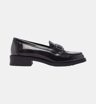 Mocassins en cuir brossé - Liu Jo - Noir et gris
