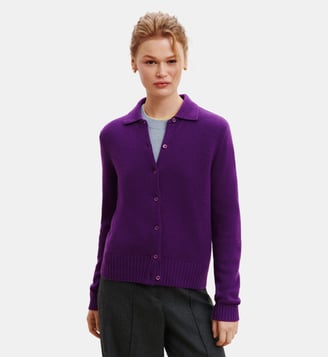 Cardigan col polo Lison - Bompard - Cyclamen