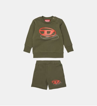 Survêtement avec logo - Diesel Kids - Kaki