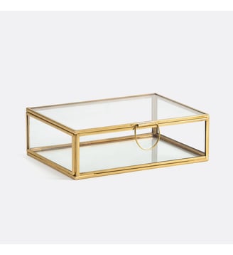 Boite-vitrine rectangulaire - La Redoute Interieurs - Laiton