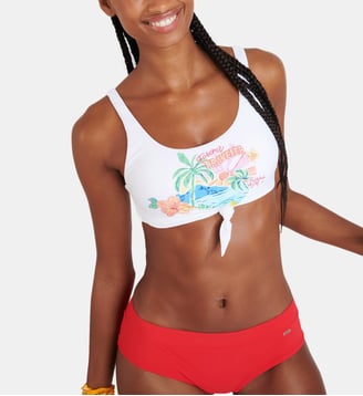 Bas de maillot shorty Bia - Banana Moon - Rouge