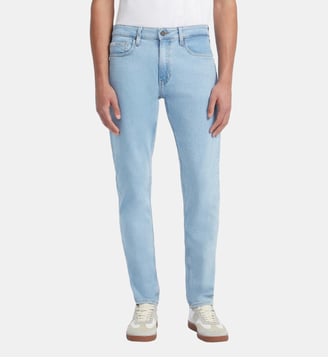 Jean slim G14 coton denim délavé  - Guess Jeans - Bleu clair