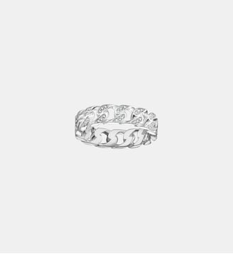 Bague à maillons, pierres blanches, étroite - Thomas Sabo - Argent