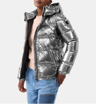Doudoune Grand Froid esprit puffer Prague métallique - Jott - Argenté