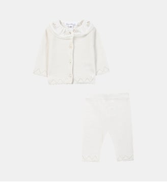 Ensemble long -  coton col volanté - Tartine Et Chocolat - Écru
