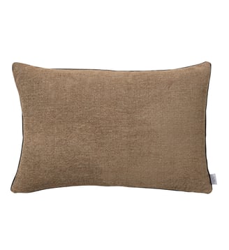 Housse de coussin unie en lin et velour, VOLTAIRE Alexandre Turpault