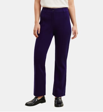 Pantalon bootcut milano - Bompard - Ultraviolet fonce