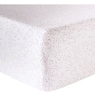 Drap Housse Fée Des Bois - Anne de Solène - Blanc