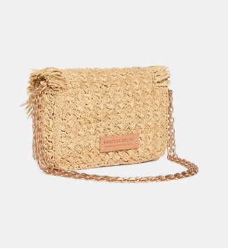 Petit Sac Moon En Raphia - Vanessa Bruno - Naturel