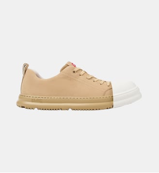 Baskets Junction Runner cuir - Camper - Beige moyen