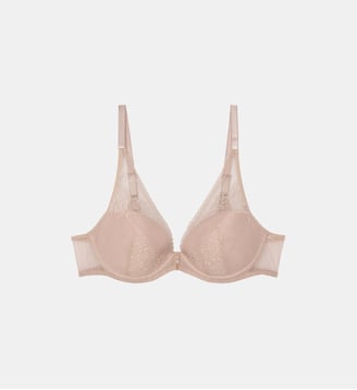 Soutien-gorge plongeant avec armature, rembouré MADDIE - Passionata - Rose