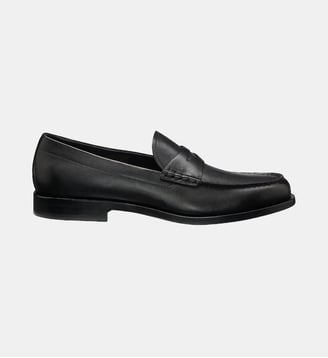 Mocassins en cuir lisse - BOSS - Noir