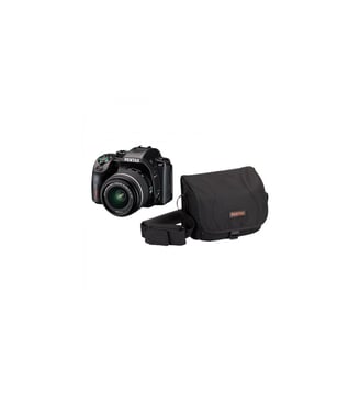 Appareil photo Reflex KF Noir + 18-55mm WR + Fourre tout - Pentax - Standard