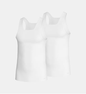 Lot 2 débardeurs 100% coton - Impetus - Blanc