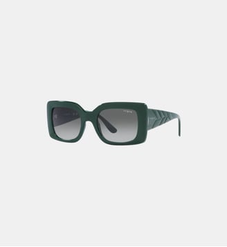 Lunettes de soleil Rectangulaire VO5481S - Vogue - Vert foncé