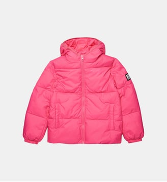 Veste matelassée avec logo - Diesel Kids - Rose vif