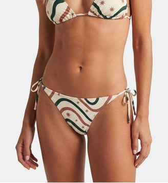 Bas de bikini moyenne à nœud Meteoro - Robin Collection - Multicolore