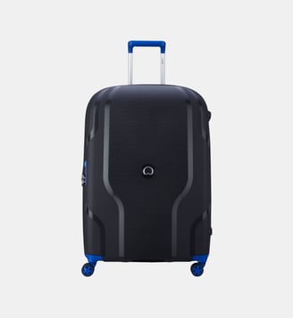 Valise rigide extensible 4R 76 cm - Delsey Paris - Noir et bleu