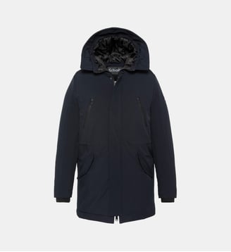 Parka à capuche - Schott - Bleu marine