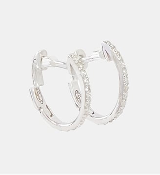 Créoles ovales zircon et argent garati 925 - Balaboosté - Argenté