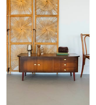 Enfilade en bois foncé Margaret N°446- Produit chiné - Debongout - Bois foncé