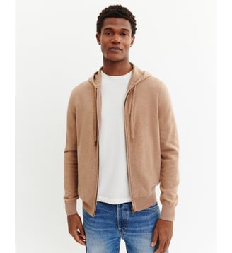 Pull à capuche Charles - Bompard - Caramel