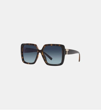 Lunettes de soleil Carré TF4206U - Tiffany & Co - Marron gris