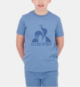T-shirt en coton - Le Coq Sportif - Bleu moyen