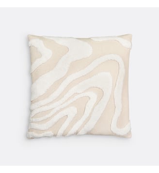 Housse de coussin 50x50cm - La Redoute Interieurs - Écru