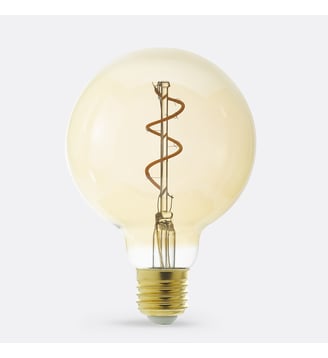 Ampoule globe ambre Ø9,5 cm - La Redoute Interieurs - Ambre