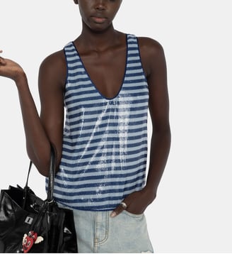 Débardeur Tarys - Zadig&Voltaire - Bleu sky
