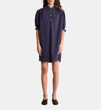 Robe chemise courte rayée - ANAE Pablo