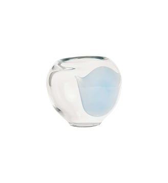 Vase en verre à pois - OYOY - Transparent