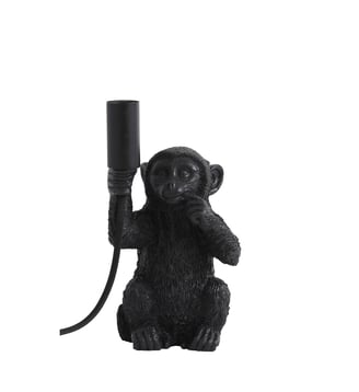 Lampe de table Monkey - Light & Living - Noir