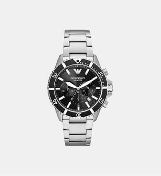 Montre Emporio Armani Noir AR11360 - Emporio Armani - Argenté