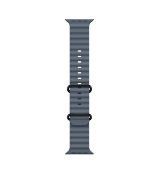 Bracelet 49 mm - Océan bleu maritime- Noir - Apple - Bleu